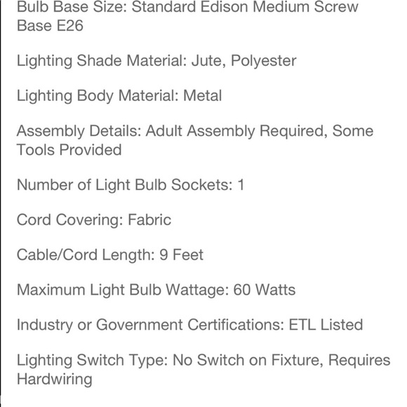 1 Opalhouse Burlap Petal Ceiling Pendant Designed With Jungalow. - Picture 7 of 10